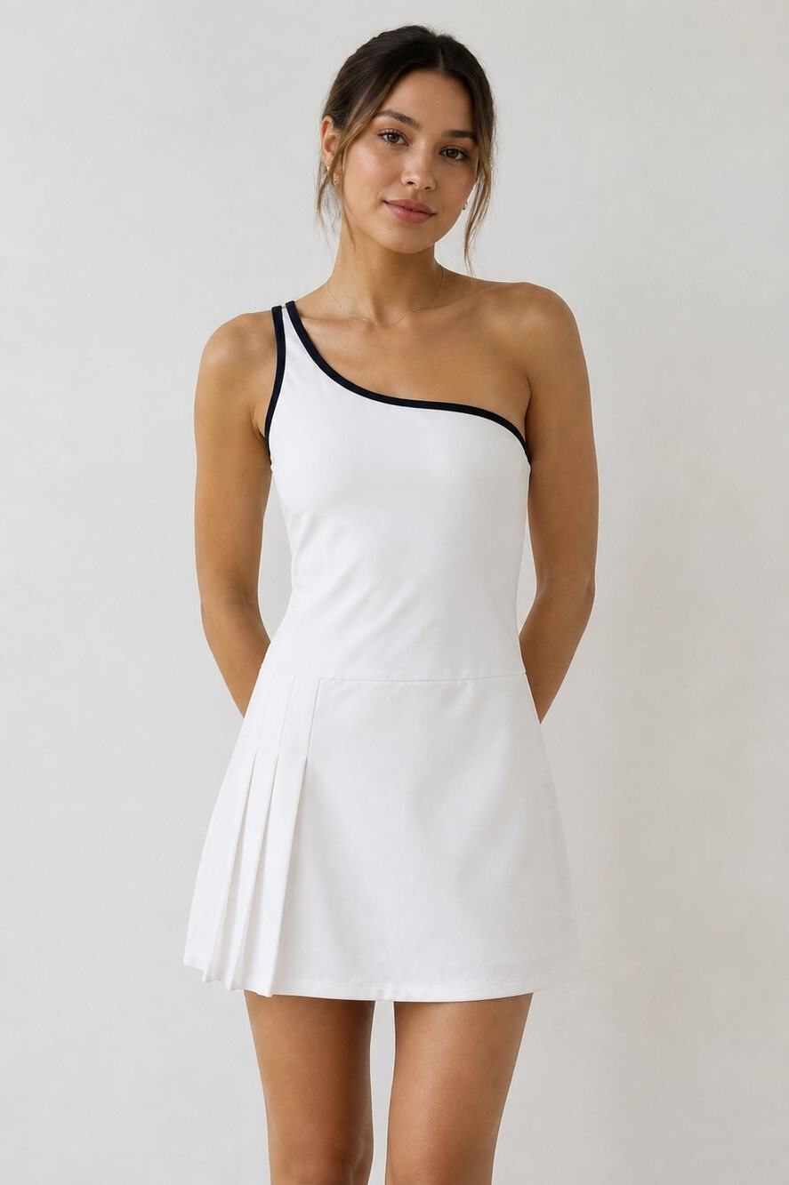 All In Motion Sleeveless White Tennis Dress S